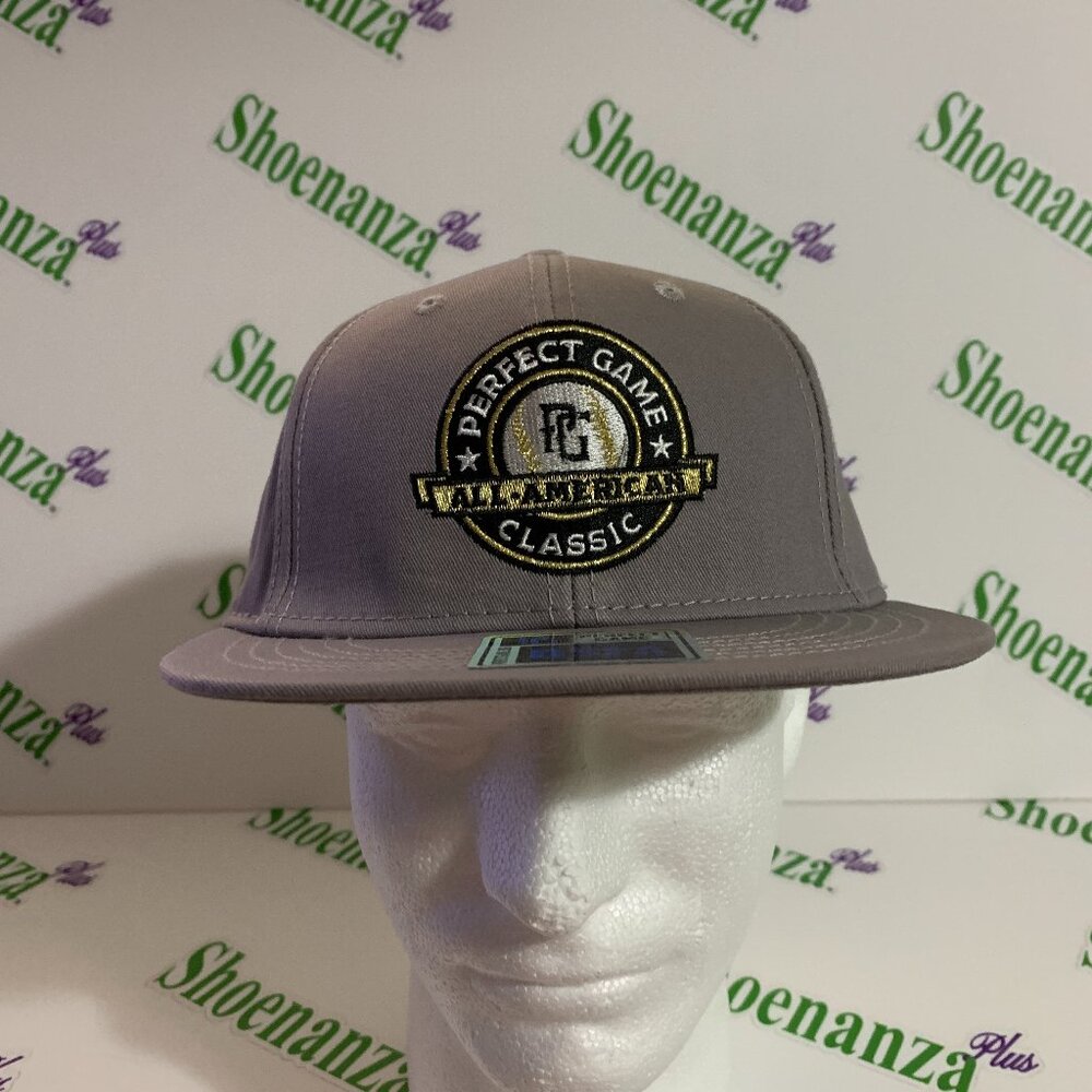 Perfect Game Hat All-American Classic PG Snapback Adjustable Gray Cap OSFM